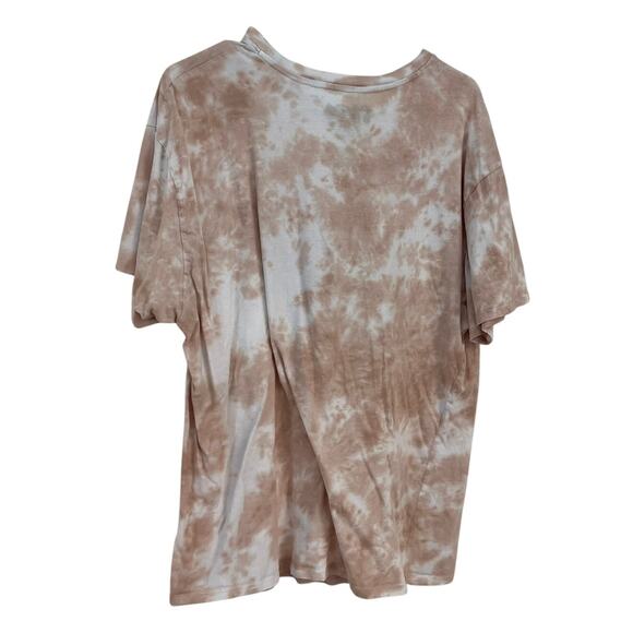 AC/DC Women's Pink Tie Dye Highway To Hell T-Shirt Size Large Rock Band - Picture 2 of 11